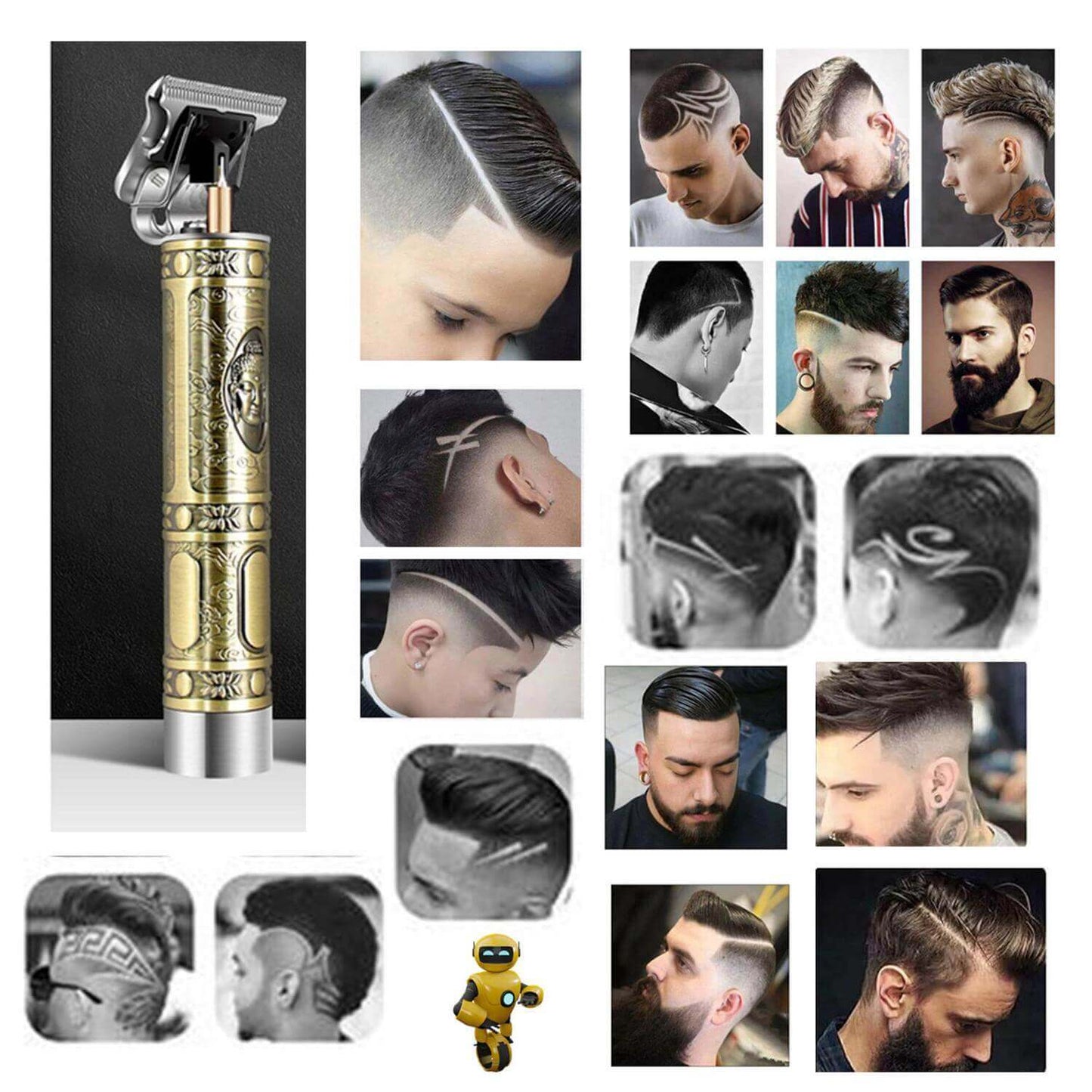Máquina Profesional 3 en 1 para Barba y Cabello - **Rendimiento Superior**