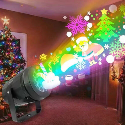 Proyector navideño con iluminación encantadora para decoración festiva