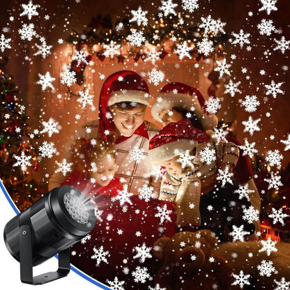 Proyector navideño con iluminación encantadora para decoración festiva