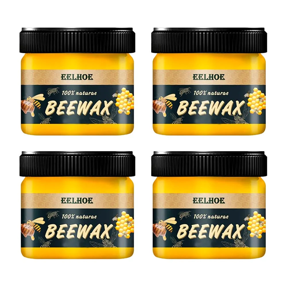 Kit de 4 unidades de Cera de Abelha BeeWax para Restaurar y Proteger Muebles de Madera