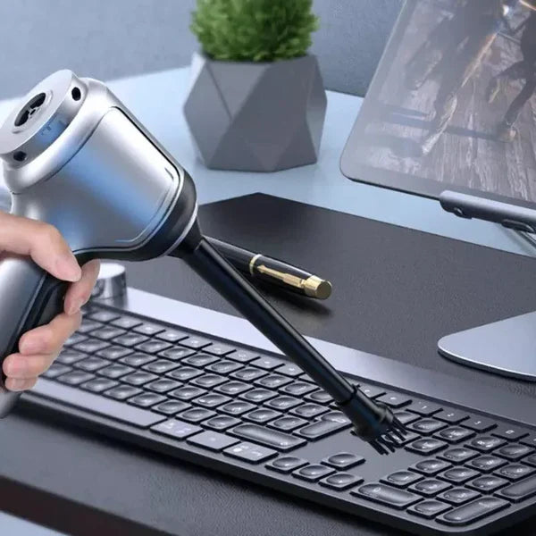 Aspiradora de Polvo Portátil CleanMax con 5 Regalos Exclusivos – Limpieza Rápida y Práctica en Cualquier Lugar